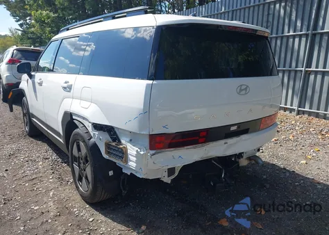 2025 Hyundai Santa Fe Hybrid Sel z USA, uszkodzony, nr VIN 5NMP2DG17SH026483